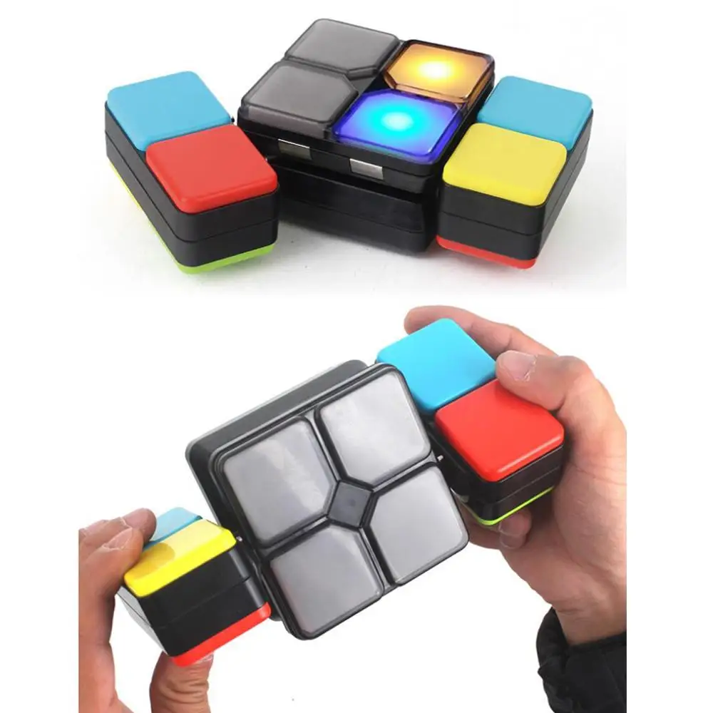 Горячая Музыка Magic Cube Бесконечность кубик-головоломка с легкими электронные волшебный куб умная головоломка игрушки для детей
