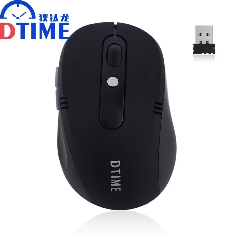 Dtime 6key usb компьютерная 2,4G беспроводная мышь для ноутбука, компьютера, компьютера, ноутбука, геймера, Игровые Мыши mause sem fio para jog, опт