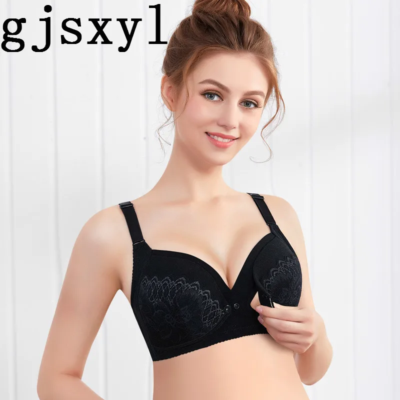 

New Thin Section Of Code Lactation Full Cotton Front Open Buckle Pregnant Woman Postpartum Nurse Underwear Defence nursing bra