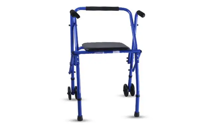  The old man to help train operation can sit folding portable walking car aluminum alloy help step w