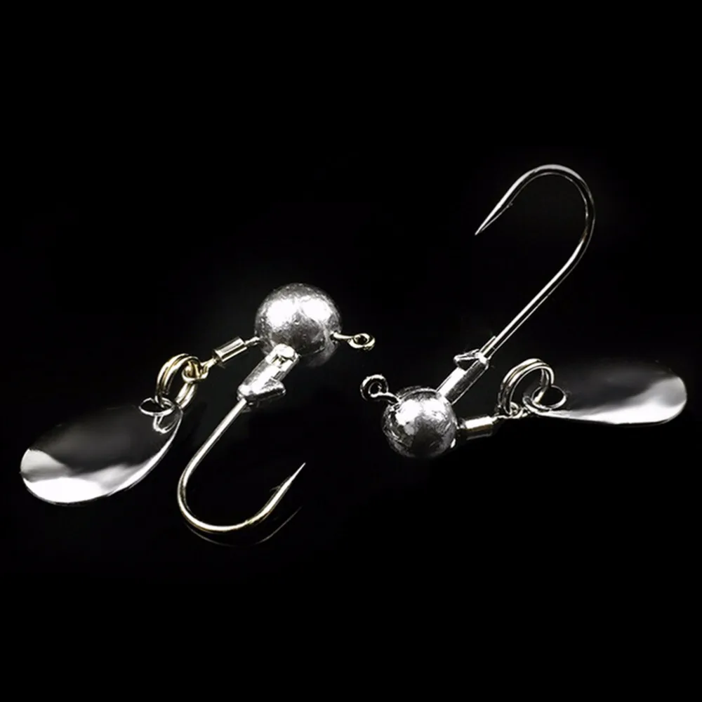 5 шт. Lead Jig Head одинарные крючки Спиннер Anzol Pesca для рыбалки на карпа вертлюги джиг