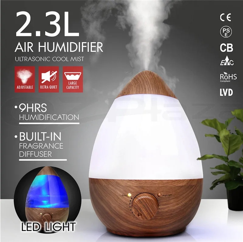 

2.3L Air Humidifier Ultrasonic Aromatherapy Diffuser Aroma Nebuliser Purifier AU Plug
