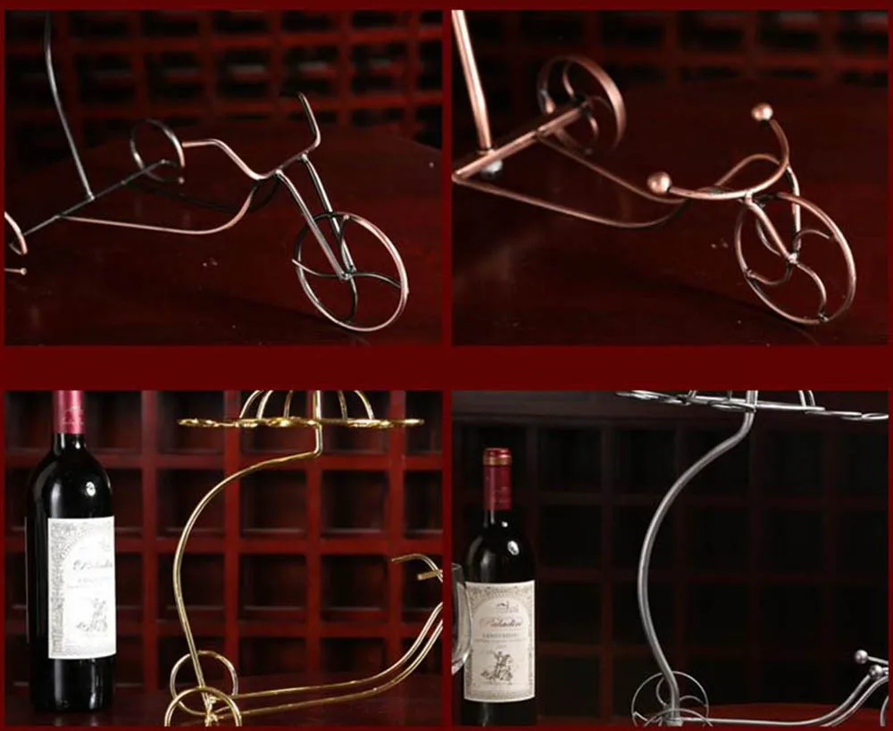 Decorative Racks Wine Bottle Holder Hanging Upside Down Cup Goblets Display Rack Iron Wine Stand Arts Design KC1283 (7)
