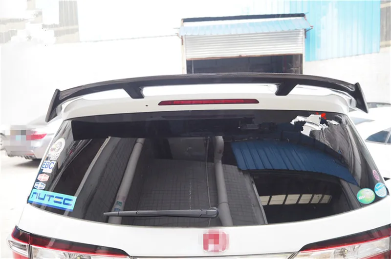 Авто спойлер для Honda Odyssey Elysion 2015 2016 2017 2018 углеродное волокно/ABS Спойлеры высокое