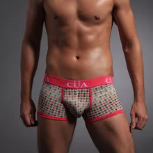 RL Красочный Нижнее белье Для мужчин пикантные Модальные эластичный боксеры Мужской Для мужчин s одежда брендовые комфортные трусы-шорты Плавки AMU153007