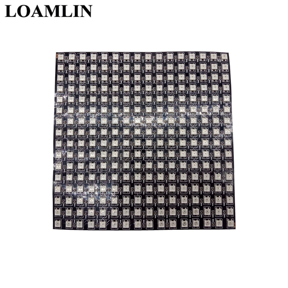 Цифровая Гибкая Светодиодная панель WS2812B 8*8 16*16 8*32 Pxiels WS2812 индивидуально