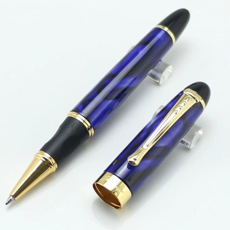 Jinhao X450 высокое качество роскошные Офис Школьные принадлежности материалы Ручка-роллер Металлический Золотой зажим - Цвет: 17