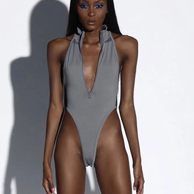 Simenual Bodycon Basic Sexy Bodysuits Women Sleeveless Zipper Patchwork Jumpsuit Summer 2019 Fashion Bodysuit Stand Collar Sale Simenual Bodycon Basic Sexy Bodysuits Women Sleeveless Zipper Patchwork Jumpsuit Summer 2019 Fashion Bodysuit Stand Collar Sale