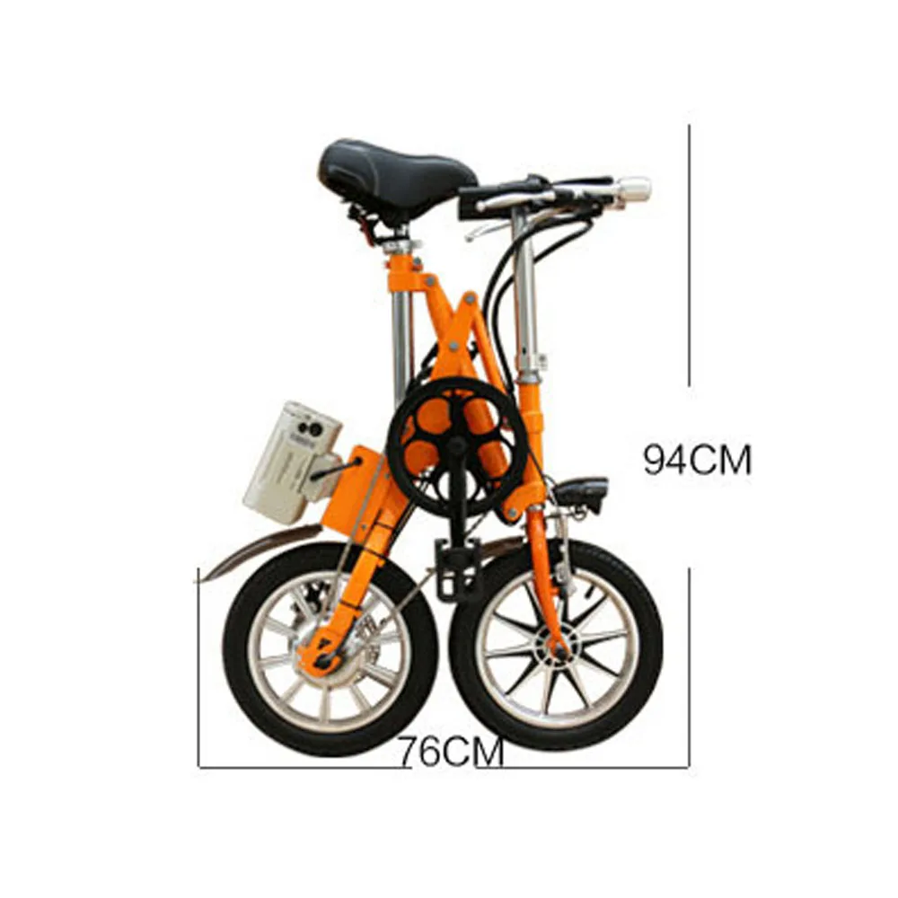 14 дюймов электрический велосипед 8AH Панасоник литиевая батарея Съемная X складной мини-байк, способный преодолевать Броды е-байка 36В 250 Вт бесщёточным двигателем
