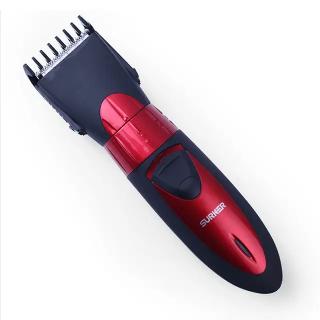 $US $14.01  SURKER Professional family Electric Hair Clipper Rechargeable waterproof Red Trimmer Adjustable Hai