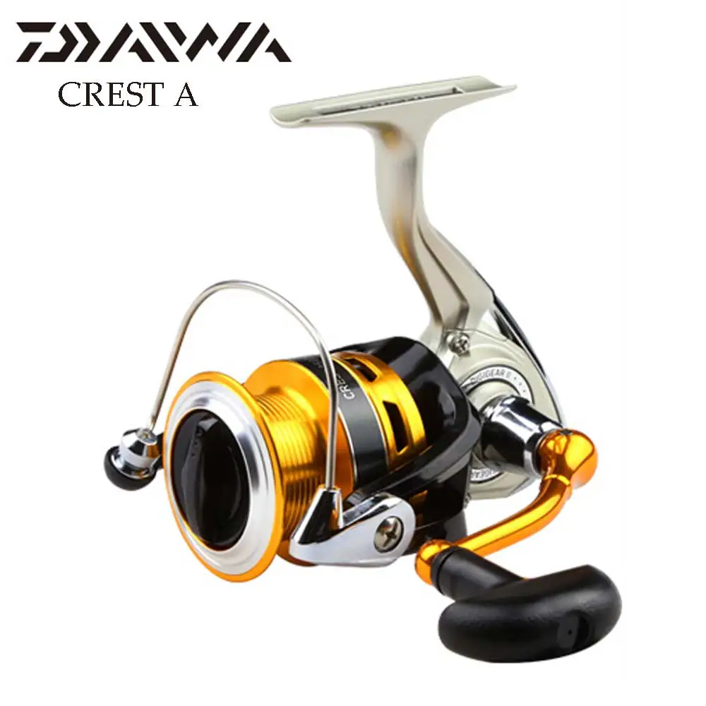 DAIWA CREST спиннинговая Рыболовная катушка с легким корпусом 5,3: 1 прочные шестерни 3+ 1BB Передняя тянущаяся карповая Рыболовная катушка алюминиевая катушка