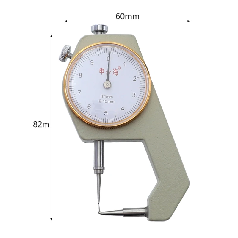 0-10 мм/0,1 мм цифровой толщиномер изогнутый кончик циферблат Тесты измерительный штангенциркуль датчик, измеритель