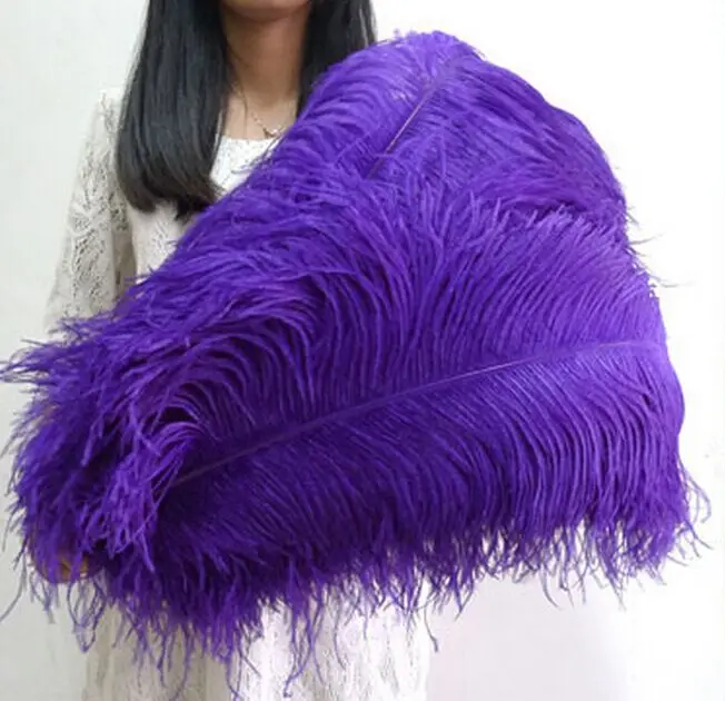 sale 10pc quality light purple ostrich feathers, 28 30inches / 70 75cm