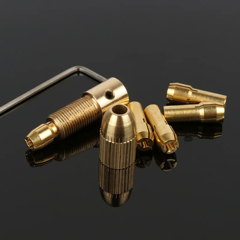 7 шт./компл. Micro Tool 1 0 мм 3 латунный сверлильный патрон с держателем для дрели и мини