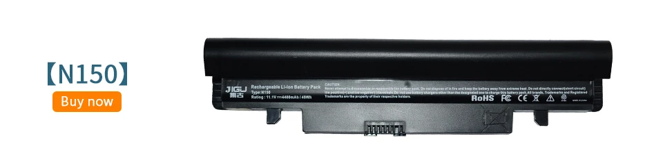 Jigu Аккумулятор для samsung N150 N145 NP-N150 N148 N143 N230 N250 N260 PB2VC6B AA-PB2VC6W AA-PB3VC3B AA-PL2VC6B 6 ячеек