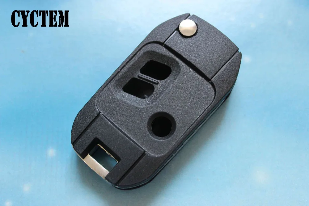 

CYCTEM Car Key Cover Housing 2+1 Buttons Modified Flip Folding Remote Key Shell Fob Case Fit For Subaru