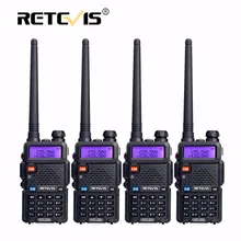 4pcs Portable Radio font b Walkie b font font b Talkie b font Retevis 5W RT5R