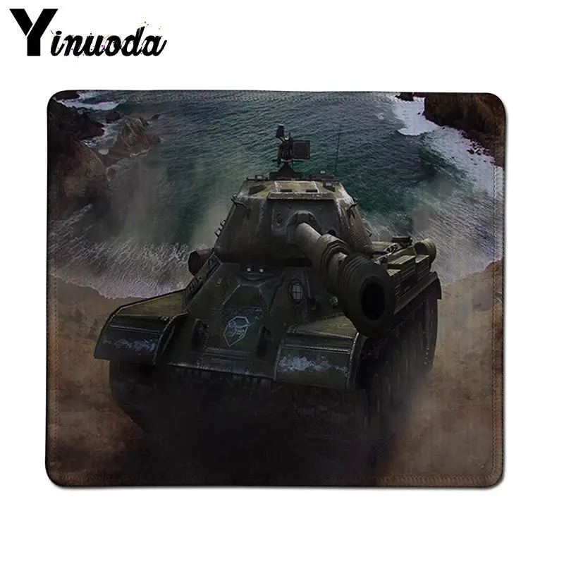 Yinuoda New Printed world of tanks DIY Design Pattern Game mousepad Rubber PC Computer Gaming mousepad