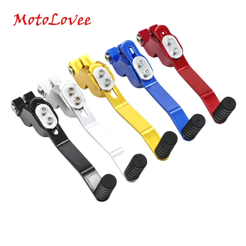 non-brand gazechimp S/électeur de Vitesse Leviers Pliant de Changement en Aluminium pour Motos CNC Bleu