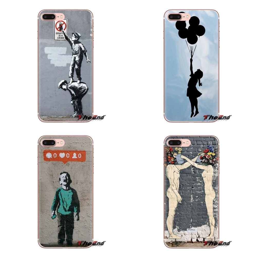 Чехол для телефона Xiaomi Mi3 Samsung A10 A30 A40 A50 A60 A70 Galaxy S2 Note 2 Grand Core Prime Street Art Banksy граффити |