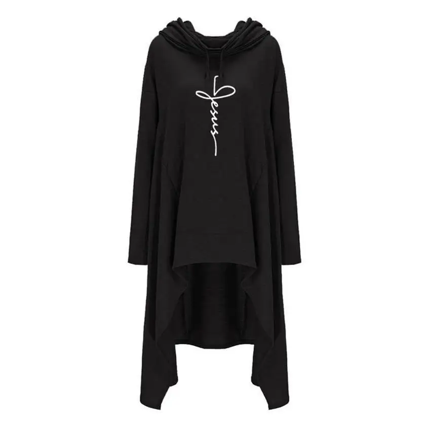 Irregular Hoodies For Women Letters Print Sweatshirts Hoodies Women Tops Kawaii Corduroy Pockets Hoody Clothings Comfortable