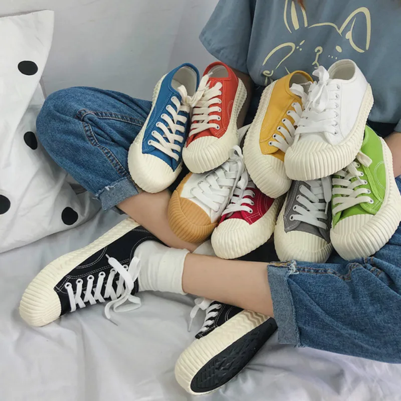 candy lace up trainers
