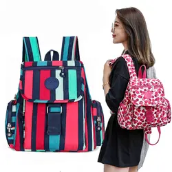 Модные женские туфли рюкзак нейлон рюкзаки для девочек-подростков ежедневно Колледж школьная сумка печати женский дорожный Рюкзак Mochila