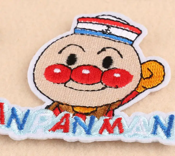 10 шт./компл. мультфильм японское аниме Anpanman железные патчи Baikinman вышитые патч детский значок тканевые аксессуары DIY