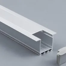 2 м/шт. 25 шт/лот китайский поставщик алюминия профиль с крышкой для светодиодный полосы света/светодиодный линейная светящаяся панель приспособление