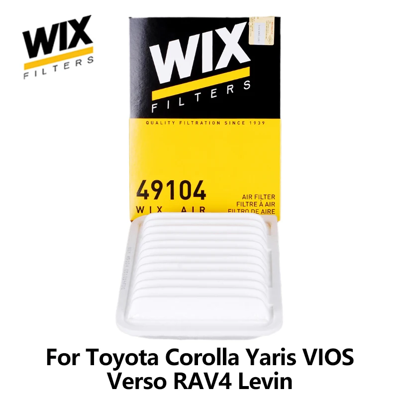 WiX Car Air Filter For Toyota Corolla 1.6L Yaris VIOS Verso RAV4 Levin