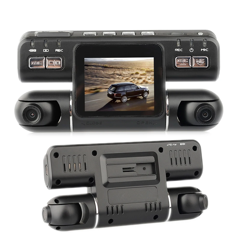 

Car DVR G-Sensor 120 Plus 120 Degree Wide Angle Multilingual Dash Cam 2018 New Camera Video Recorder HD Dual Lens 2.0 Inches LCD