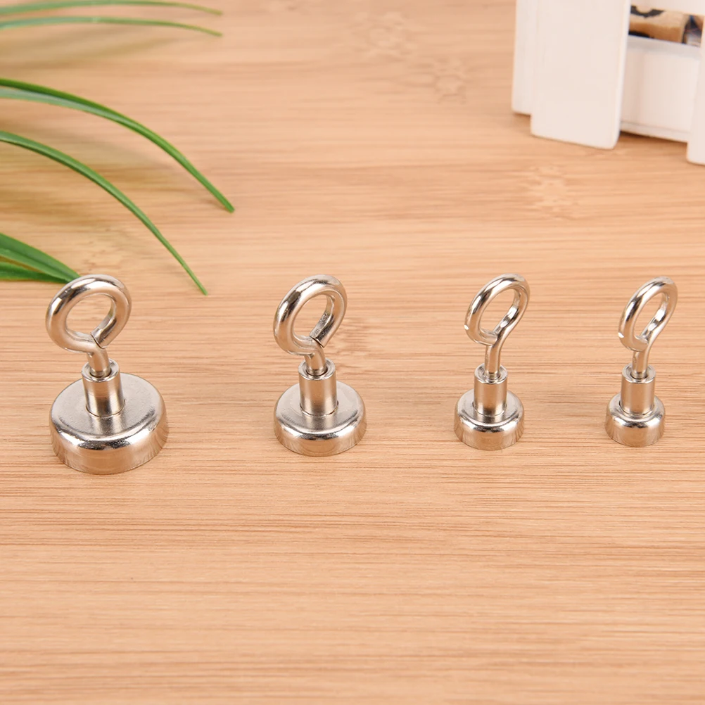 

1pcs Strong Mini Magnetic Circular Hook Hanger Magnets Linked Home Kitchen Wall Hold