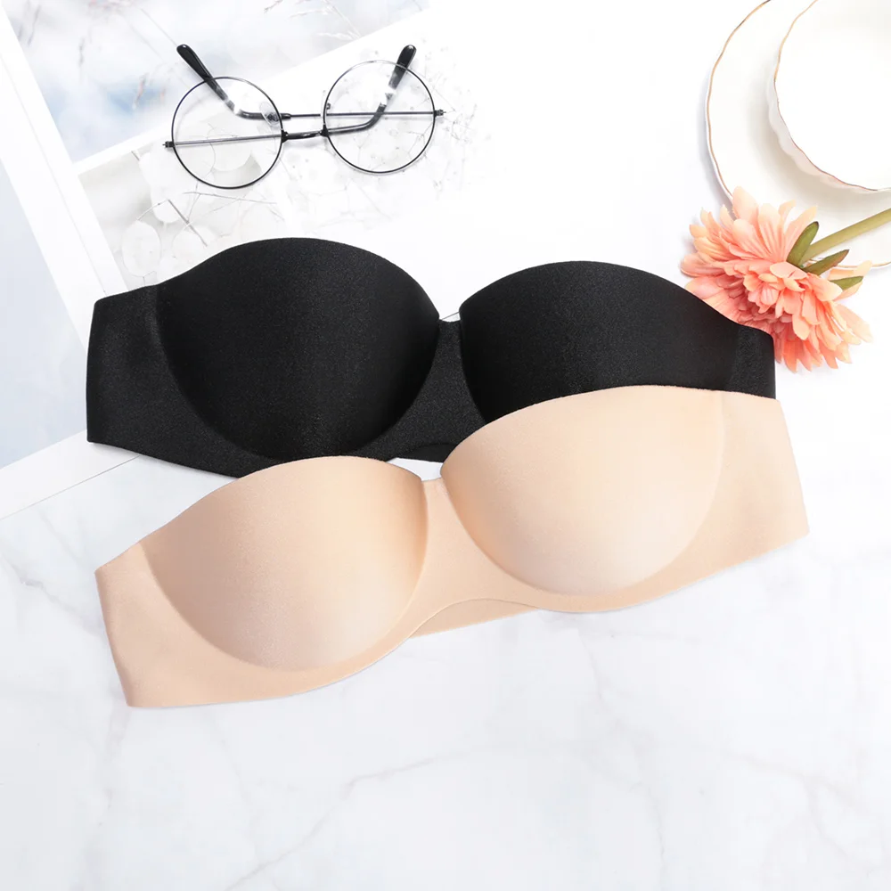 

1pc Sexy Lingerie Bra Female Underwear Strapless Comfortable Push-Up Good A Bra Cup Women Seamless Invisible Bras