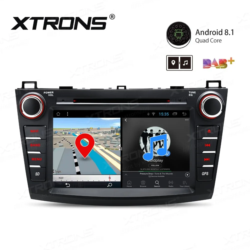 

XTRONS 8'' inch Android 8.1 Car DVD Player for Mazda 3 2010 2011 2012 2013 Head Unit 2 Din GPS Navigation Stereo Radio WIFI TPMS