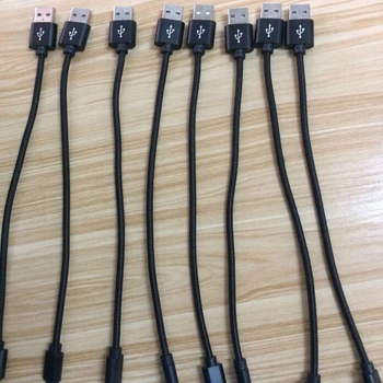

1000pcs/lot Short Braided USB Cable Cord Line For iphone 6 6S 7 8 Plus 5S