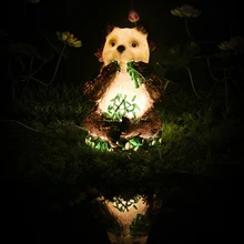 Светодиодные панды Открытый водонепроницаемый низковольтный ландшафтный свет парк двора живописные огни