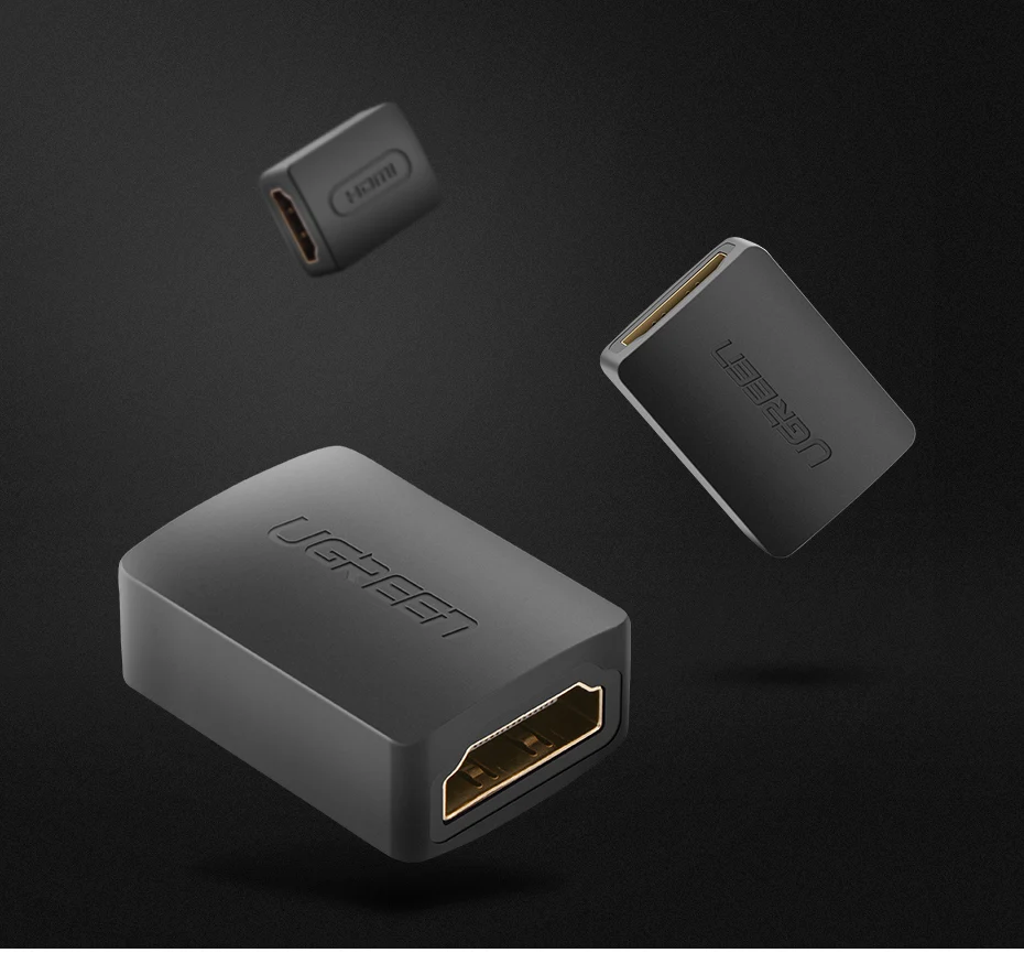 UGREEN HDMI Расширенный адаптер высокоскоростной 3D 4K HDMI Женский к женскому переходник адаптер для HD tv PS4 PS3 nintendo переключатель Xbox