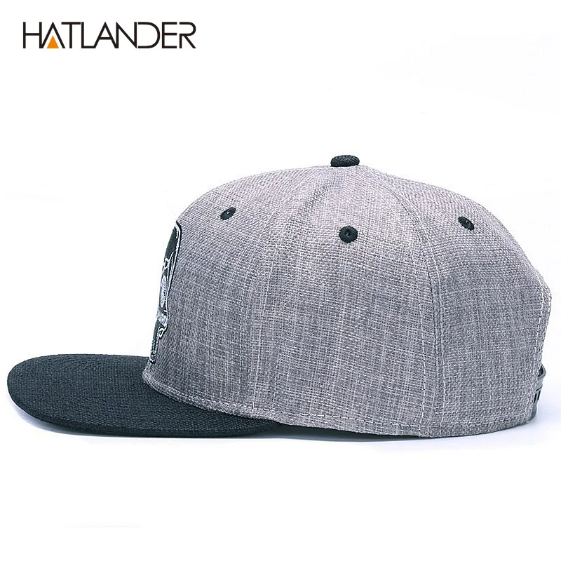 Кепка HATLANDER мужская с вышивкой оригинальная брендовая бейсболка черепом в стиле