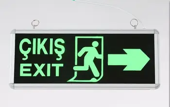 

Customized Security Exit Evacuation Indicator Light Traffic Safety Warning Sign LED Luminous Guidepost
