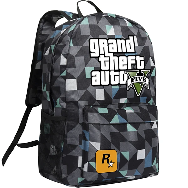 

New Fashion Grand Theft Auto Backpacks High Quality GTA Backpacks for Boys Girl Backpacks Student Bookbags
