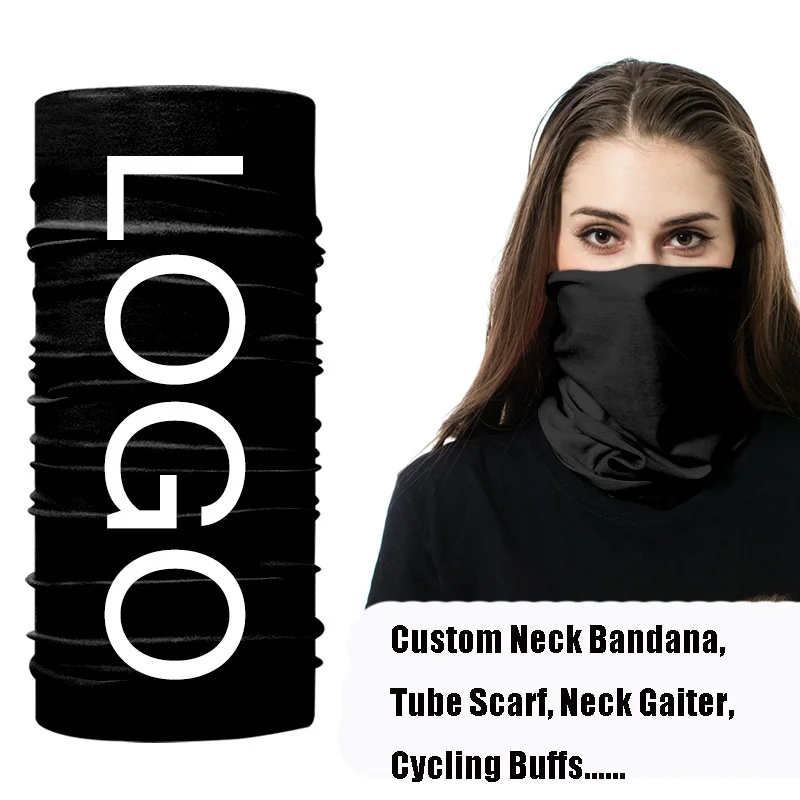 

MOQ 1PC Custom Sports Cycling Scarf Outdoor braga cuello Fishing Hiking Scarves Windproof Cycling Face Mask Headband Bandana Cap