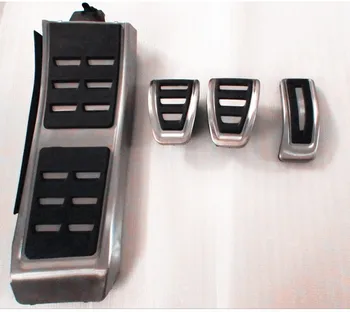 

1 set Car accelerator/brake/rest area metal pedal plate For Audi A4/A5/A6/RS7(2013+)/A7/Q5 MT/AT, original design