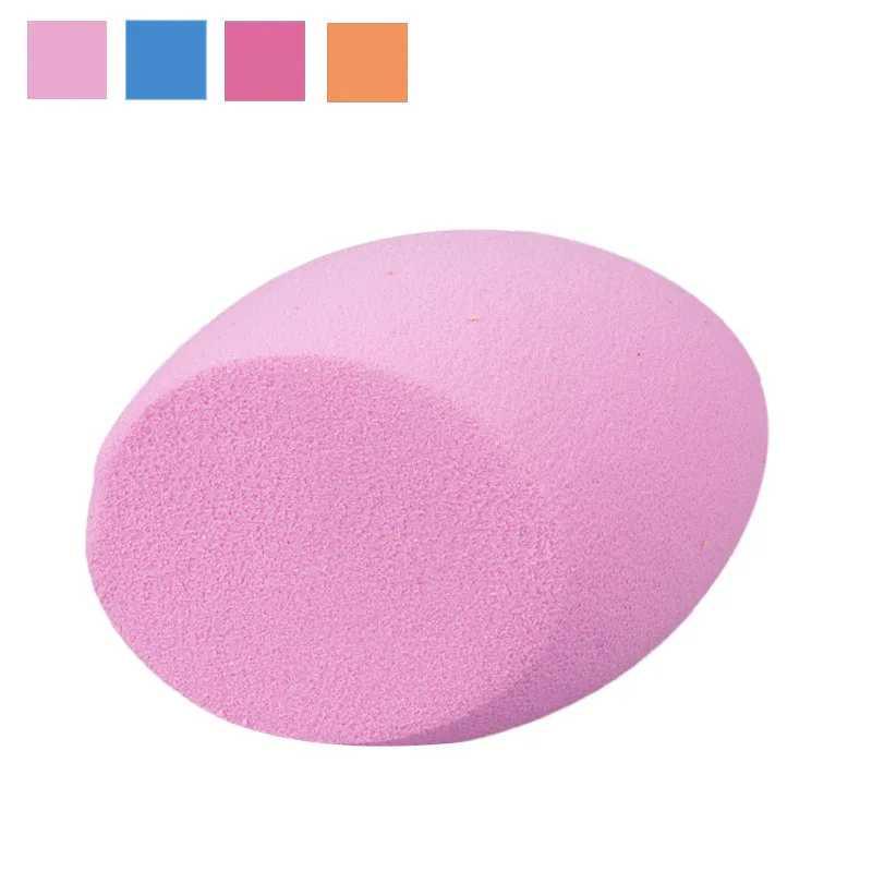  New Hot Selling Natural Soft Facial Foundation Sponge Blender Blending Puff Flawless Power 1pc Egg-shaped Beauty Makeup Sponge 