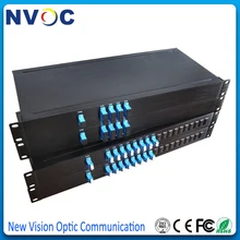 1U 1" стойка 8+ 1CH CWDM Mux+ Demux Al стойка, двойной оптоволоконный SC/UPC 1470nm-1610nm, оптоволоконный 8 канальный CWDM Mux Demux стойка