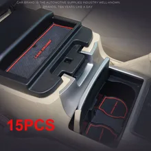 15 PZ Gomma Antiscivolo Porta per Interni Mat Per Toyota Land Cruiser V8 200 2008-2015 FJ200 LC200 accessori