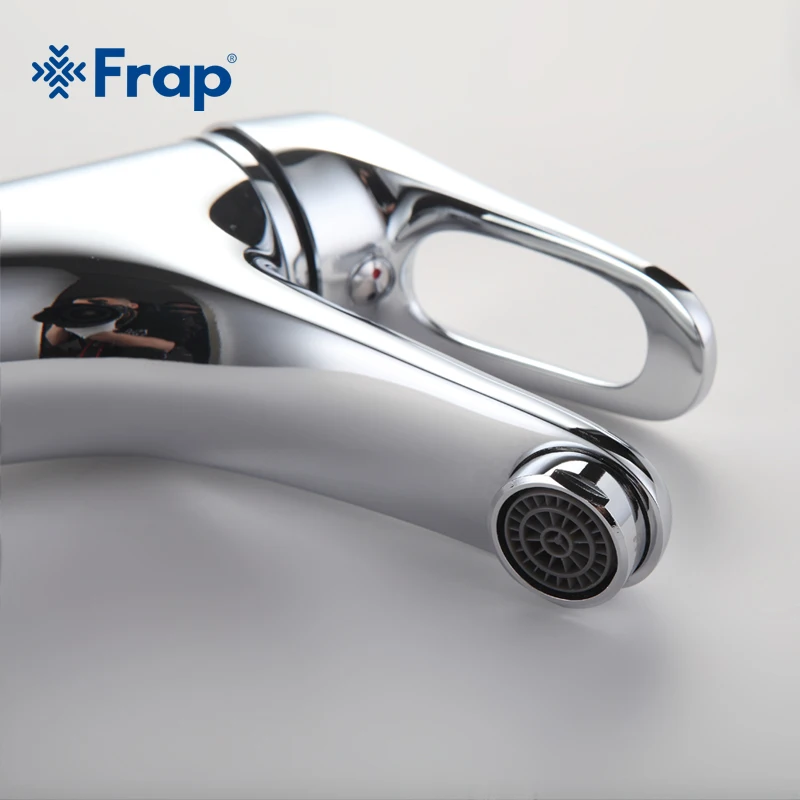 FRAP 1set Deck-mounted basin sink mixer faucet wash basin restroom sink torneira tap grifo sink faucet Cold hot water F1036