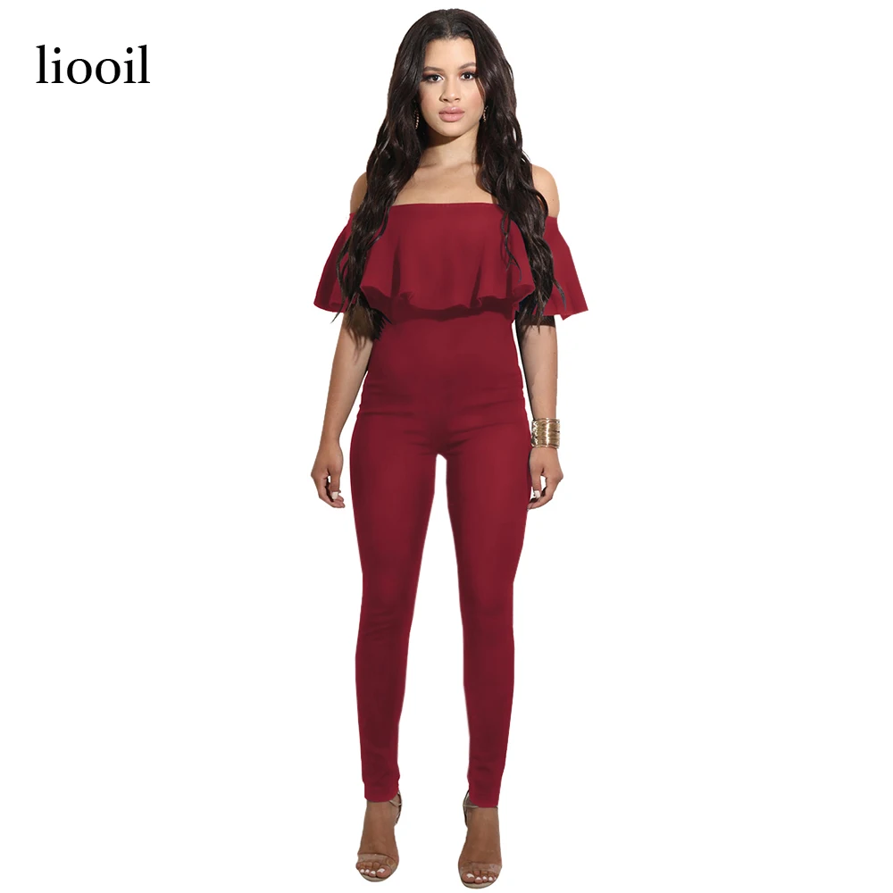 2018 Women Summer Spaghetti Strap Long Jumpsuits Floral