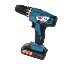 21V Lithium Battery 2 Speed Cordless Drill Mini Drill Hand Tools Electric Drill Power Tools Screwdriver 21v mini electric screwdriver cordless drill electric tool 4 0ah lithium battery screwdriver 13mm super high horsepower