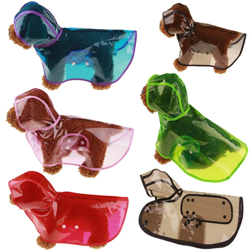 

Waterproof Dog Clothes Spring Outdoor Hooded Raincoat for Small Dogs Summer Clothing Pet Jacket Yorkies Chihuahua Clothes 1a5