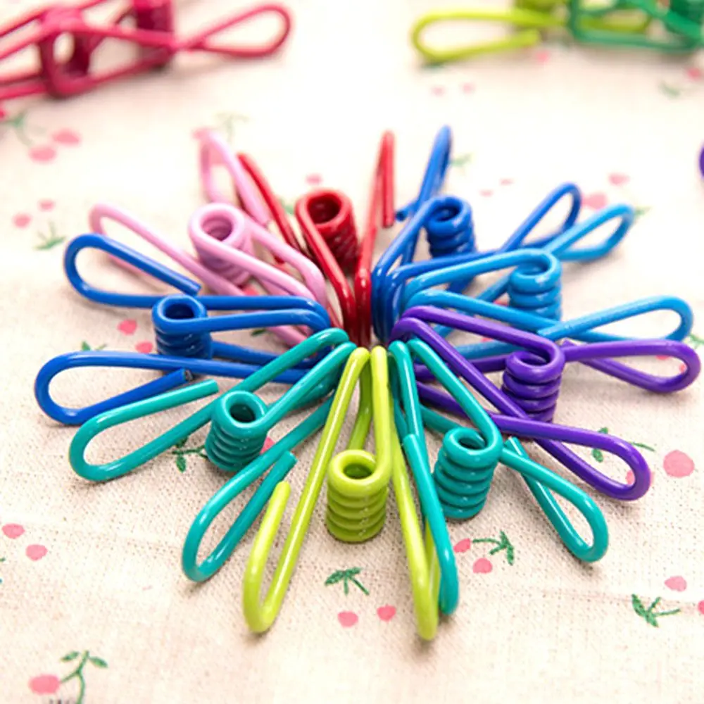 

10PCS/Pack High Quality Laundry Clothes Pins Hanging Pegs Clips Heavy Duty Clothes Pegs Plastic Home & Living Daily Tools